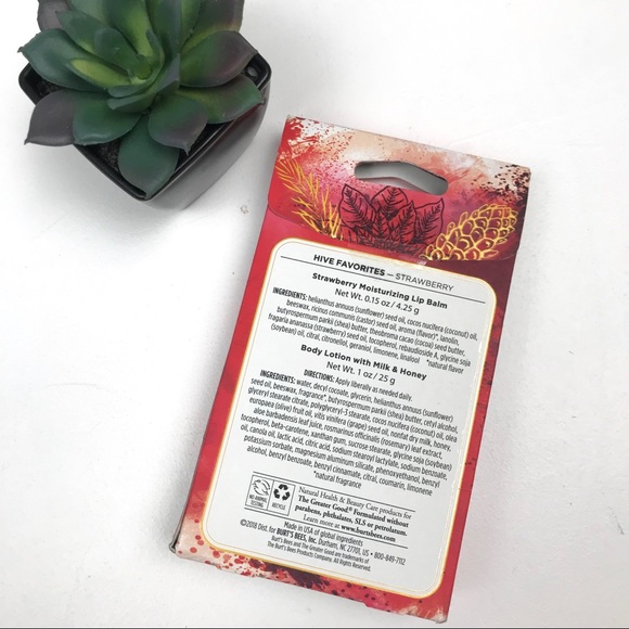 NIB Burt’s Bees Hives Favorites - Strawberry - Picture 3 of 5